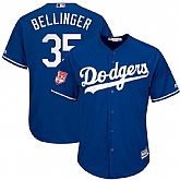Dodgers 35 Cody Bellinger Royal 2019 Spring Training Cool Base Jersey Dzhi,baseball caps,new era cap wholesale,wholesale hats